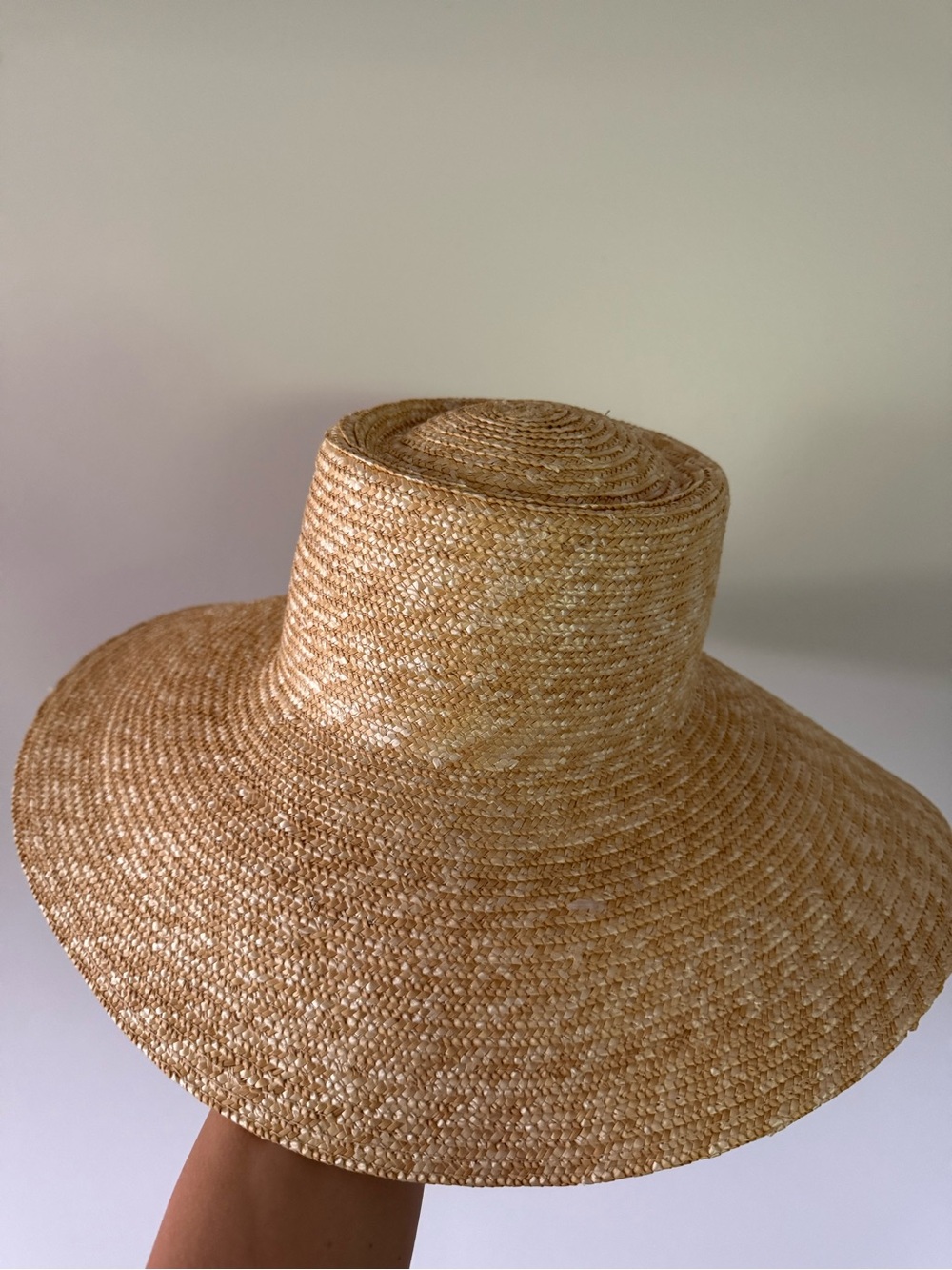 Straw Sun Hat with Brown Tie - Picture 9 of 12